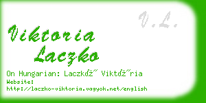 viktoria laczko business card